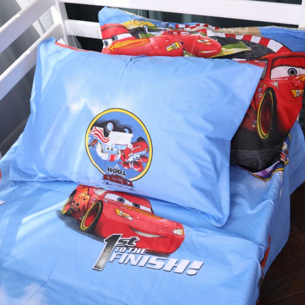 Фото - Комплект постільної білизни MirSon Бязь 17-0798 McQueen Cars 220х240 (2200011442860)
